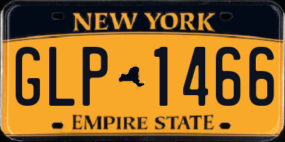 NY license plate GLP1466