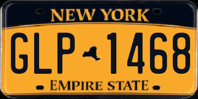 NY license plate GLP1468