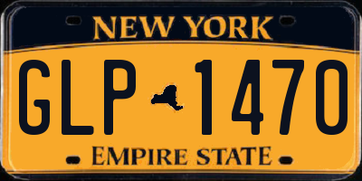 NY license plate GLP1470