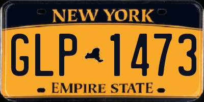 NY license plate GLP1473