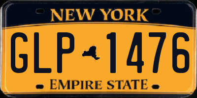 NY license plate GLP1476