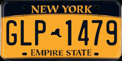 NY license plate GLP1479