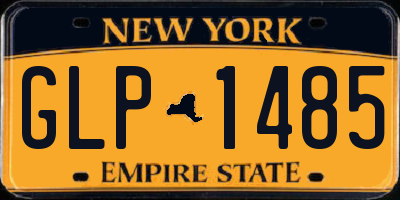 NY license plate GLP1485