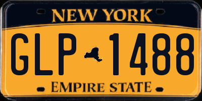 NY license plate GLP1488