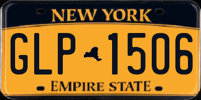 NY license plate GLP1506
