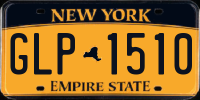NY license plate GLP1510