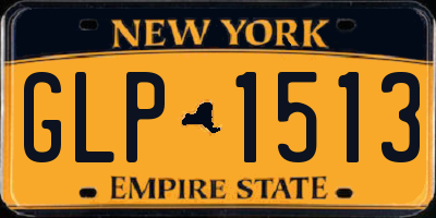 NY license plate GLP1513