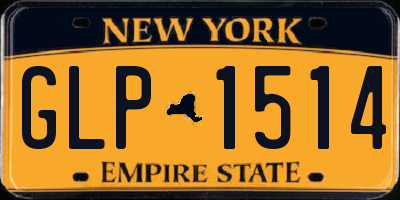 NY license plate GLP1514