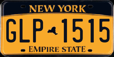 NY license plate GLP1515