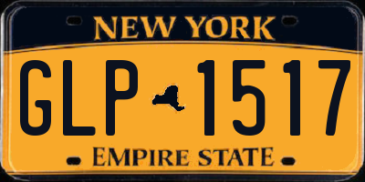 NY license plate GLP1517