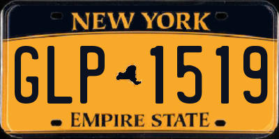 NY license plate GLP1519