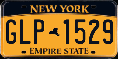 NY license plate GLP1529