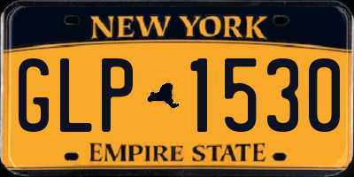 NY license plate GLP1530