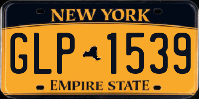 NY license plate GLP1539