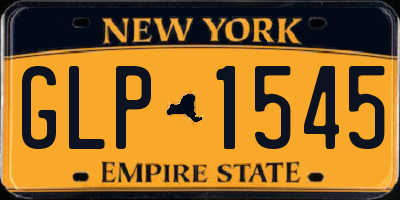 NY license plate GLP1545