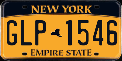 NY license plate GLP1546