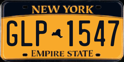 NY license plate GLP1547