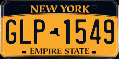 NY license plate GLP1549
