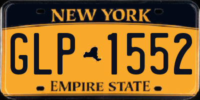 NY license plate GLP1552