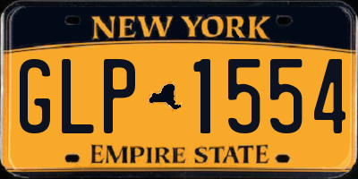 NY license plate GLP1554