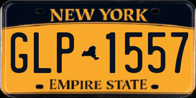 NY license plate GLP1557