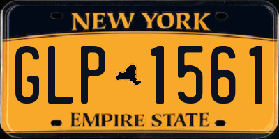 NY license plate GLP1561