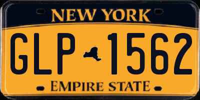 NY license plate GLP1562