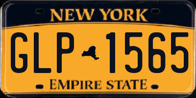 NY license plate GLP1565