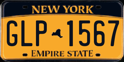 NY license plate GLP1567