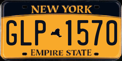 NY license plate GLP1570