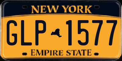 NY license plate GLP1577