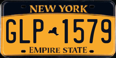 NY license plate GLP1579