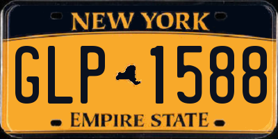 NY license plate GLP1588