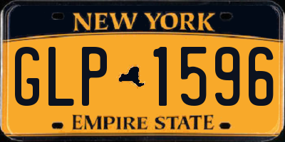 NY license plate GLP1596
