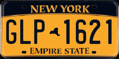 NY license plate GLP1621