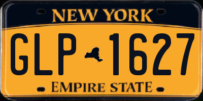 NY license plate GLP1627