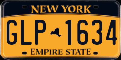 NY license plate GLP1634