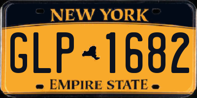 NY license plate GLP1682