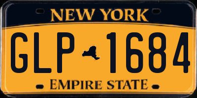 NY license plate GLP1684