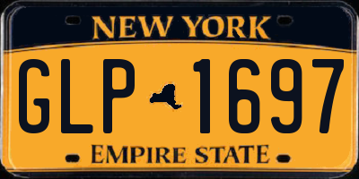 NY license plate GLP1697