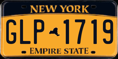 NY license plate GLP1719