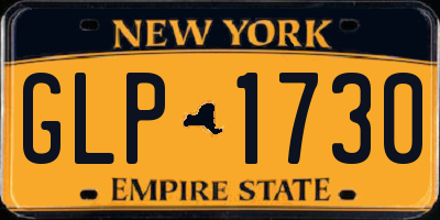 NY license plate GLP1730