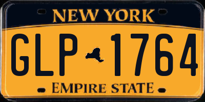 NY license plate GLP1764
