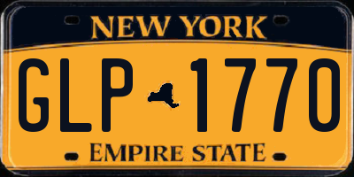 NY license plate GLP1770