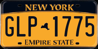 NY license plate GLP1775