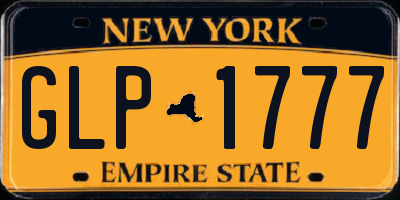 NY license plate GLP1777
