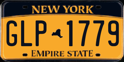 NY license plate GLP1779