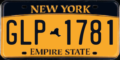 NY license plate GLP1781