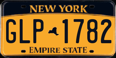 NY license plate GLP1782