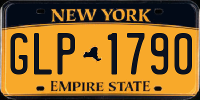 NY license plate GLP1790